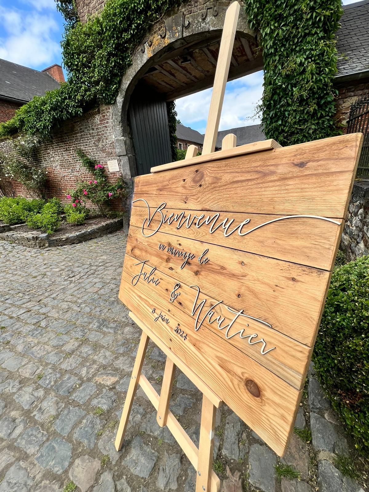 Création personnalisée pour un mariage