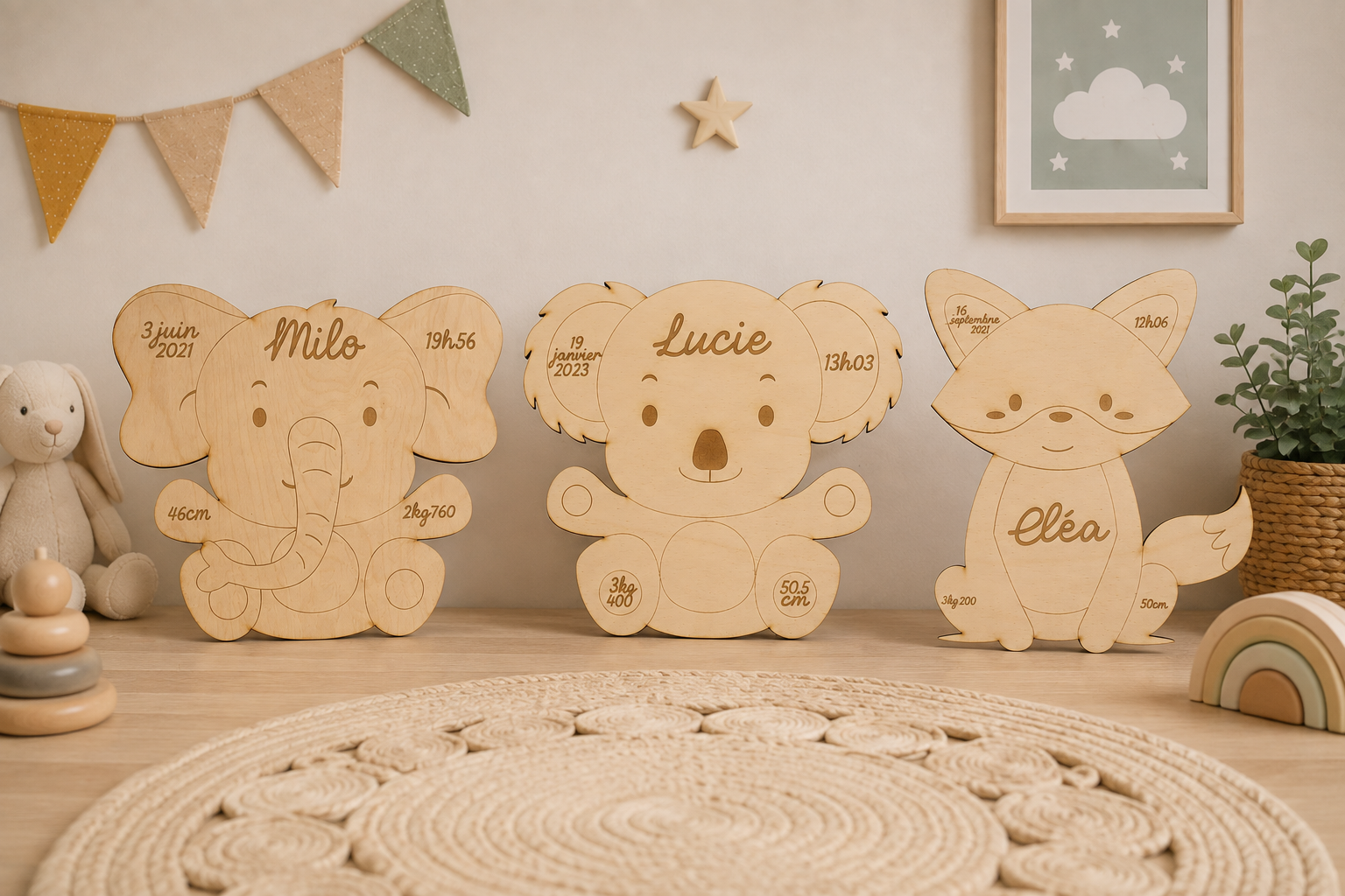 Plaques de naissance