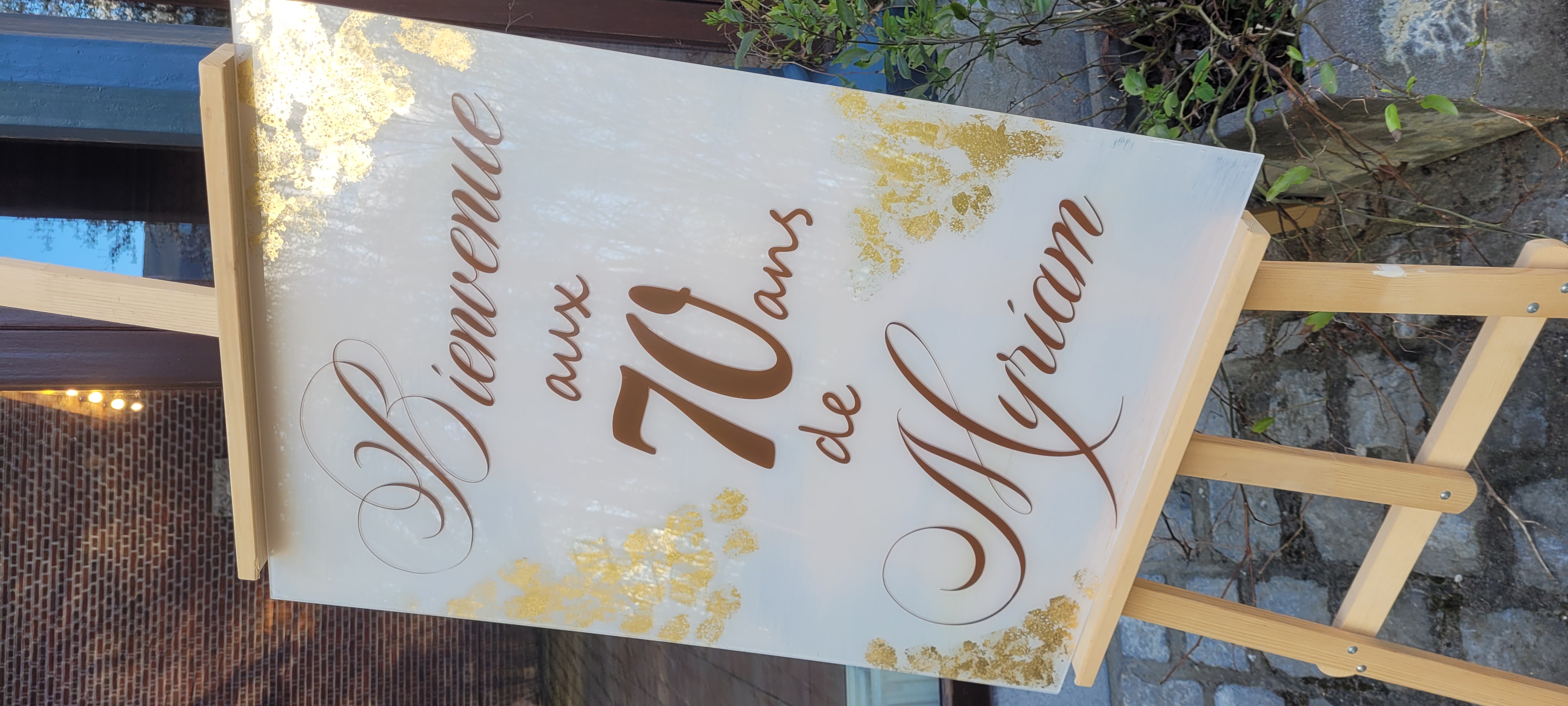 Panneau d’anniversaire